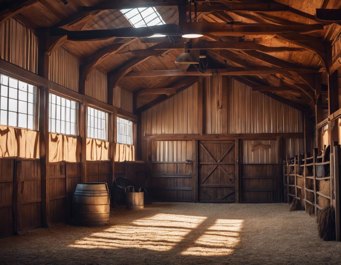 Barn Décor and Comfort