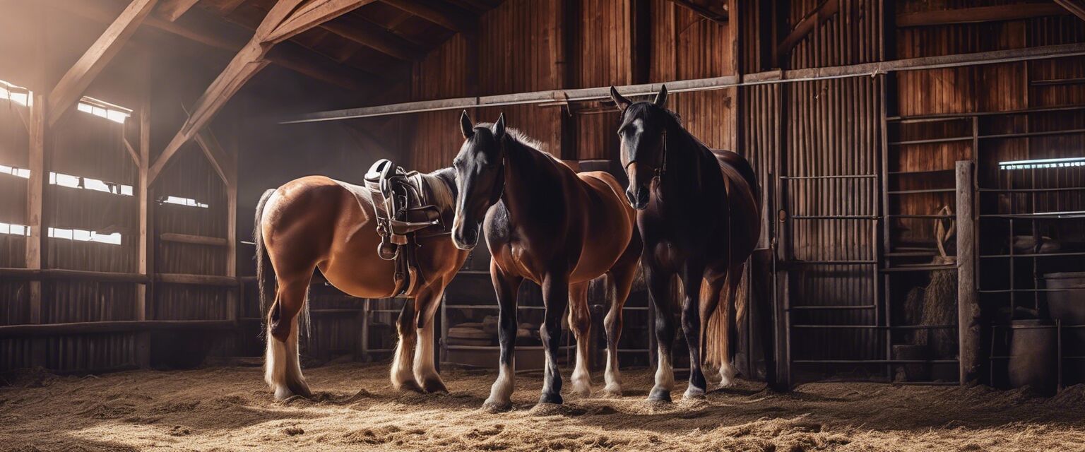 Tools for horse barn maintenance